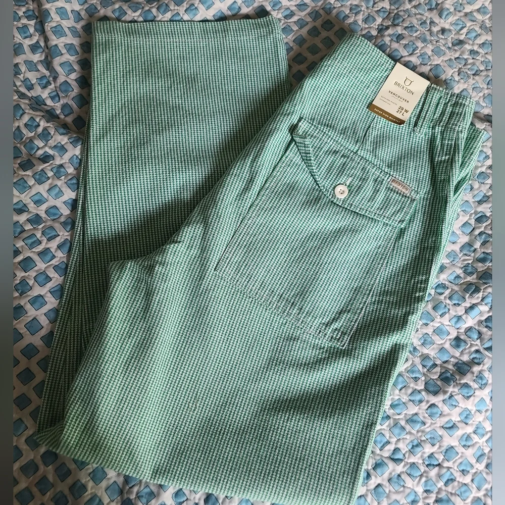 Brixton Vancouver utility pant. Leprechaun super high waisted straight leg. - Picture 9 of 14